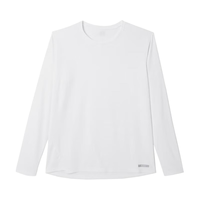 迪卡侬(DECATHLON)训练防晒速干宽松打底衣长袖跑步女运动服T恤上衣RUNW 活力白(批次logo不同) M
