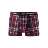 【特惠清仓179元任选3件】男士内裤四角印花棉莫代尔平角内裤男 JM2501179格子印花 棉莫代尔 XL