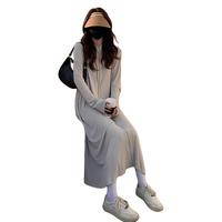 妆羽婉 紫外线防护 女士防晒衣  浅灰色【全身长款+送防晒口罩】