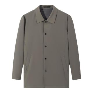 SEVEN 清仓风衣外套男秋冬商务休闲中青年无缝翻领夹克