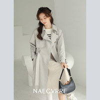 奈格薇儿 naegvrre 小个子设计感风衣女春秋2025新款高级感中长款工装风外套