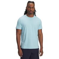 安德玛（UNDERARMOUR）爆冷系列Iso-Chill男子印花跑步运动短袖T恤1389803 溪流蓝494 XL