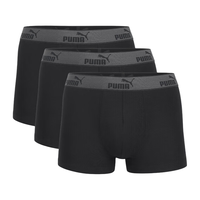 移动端、京东百亿补贴：PUMA 男士基础款平角内裤 单条装内裤*3