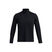 安德玛（UNDERARMOUR） Meridian柔感系列男子弹力训练运动拉链长袖T恤1387905 黑色001 L