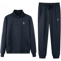 CAMEL 骆驼 运动套装男秋冬加厚保暖运动两件套男外套男长裤