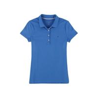 美国TOMMY HILFIGER汤米时尚百搭刺绣字母Logo短袖T恤女 RM95226蓝色