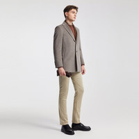 雅戈尔（YOUNGOR）大衣男士秋冬青年男大衣羊毛羊绒面料商务大衣合款 咖色VYSY015115WXY 3XL 190/108A