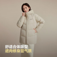 波司登 反季加厚90绒连帽羽绒服
