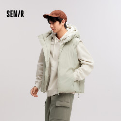 Semir 森马 80%绒三防男士羽绒马甲 10-9724103103