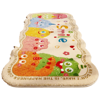 茵尚 多巴胺卧室床边地毯房间柔软仿羊绒地垫客厅阅读区儿童玩耍爬行垫