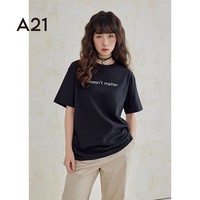 A21 女装圆领短袖T恤 F442231038-331262