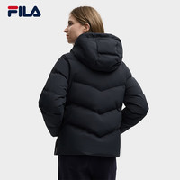 FILA 斐乐官方女士羽绒服2025冬季新款基础简约休闲保暖连帽外套