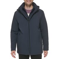 CALVIN KLEIN 成人 男性 防风夹克 卡尔文·克莱恩男士防风防水连帽外套(秋冬系列) Navy 尺码Medium
