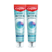 Colgate 高露洁 每日光泽健齿修护牙膏套装 (怡神留兰味160g+沁爽薄荷味160g)