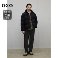 GXG 轻蓬 男士羽绒服 黑色 S