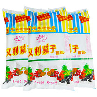移动端、京东百亿补贴：义利 果子面包手撕面包营养早餐休闲零食 北京特产 老面包 果子面包3个735g 果子面包3个 735g