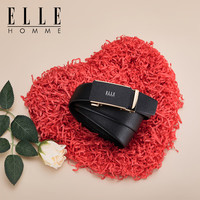 ELLE HOMME 头层牛皮自动扣男士腰带  （专柜礼盒装）