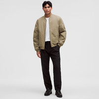 lululemon丨Reversible 男士双面可穿带夹层飞行员夹克 LM4AR4S 鹿棕 S