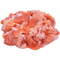 尝鲜生 挪威鲜冻三文鱼边角料碎肉500g 三文鱼宠物狗猫粮