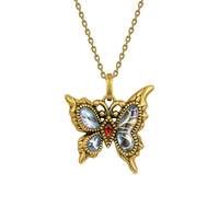 MONOLOGUE 独白 黄金吊坠 流光蝴蝶 赠颈绳 1489