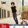 Lee 24早春726标准直脚轻薄黑灰色男牛仔裤凉凉裤LMB100726101 黑灰色（裤长31） 28