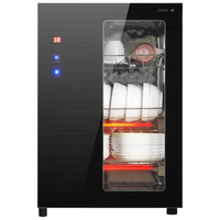 金柏顿消毒柜家用立式高温消毒柜商用厨房碗柜大容量碗筷餐具茶杯消毒柜双门机器免沥水臭氧二星光波烘干 台式60升单门高温消毒柜63高