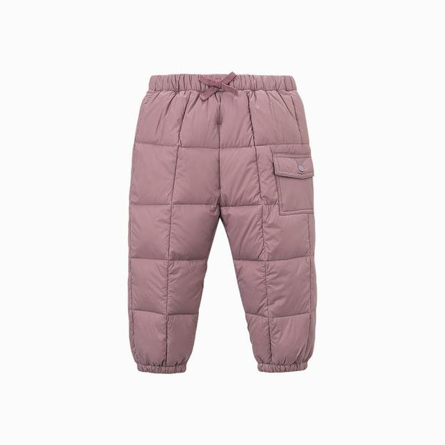 戴维贝拉 童装儿童裤子秋冬儿童保暖羽绒裤宝宝长裤