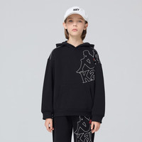 Kappa Kids 卡帕童装 儿童连帽卫衣 2025新款 秋冬套头加绒上衣外套
