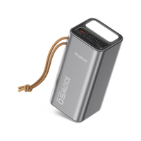 羽博（Yoobao）快充充电宝3c认证50000毫安大容量移动电源100W超级快充户外露营笔记本应急充电适用苹果华为小米 银色【65W快速自充丨支持UFCS融合快充】