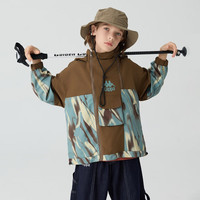 Kappa Kids 卡帕男童外套 2025秋冬运动户外登山服 儿童风衣外套