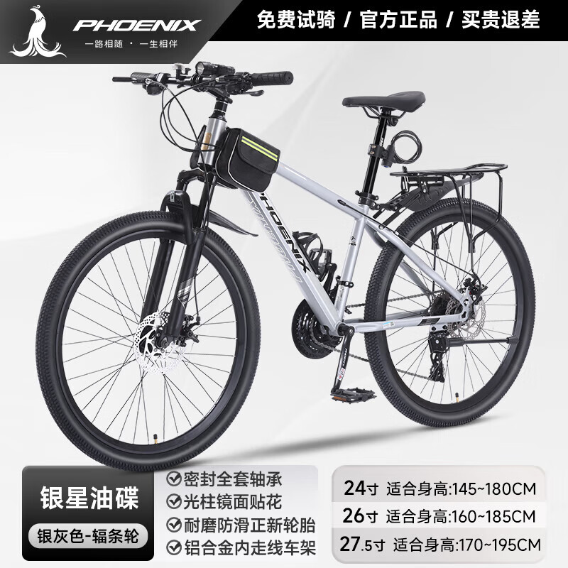 油碟辐条丨银灰色