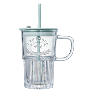 今日必买：乐唯诗 熊猫吸管杯 420ml 1只