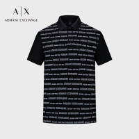 EMPORIO ARMANI 阿玛尼 ARMANI EXCHANGEAX男装满印logo个性POLO衫