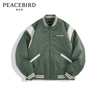 保暖服饰、限尺码：太平鸟 男装棒球服棉服外套 B2BCD4322 绿色1（阔型） S