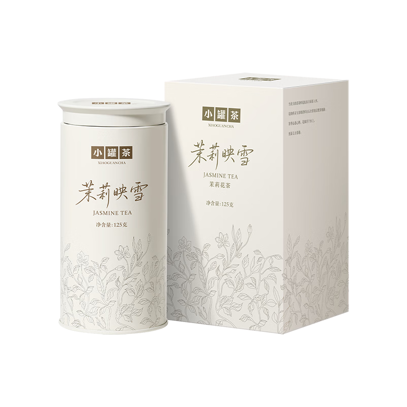  小罐茶 特种茉莉花茶 茉莉花茶+礼袋  茶叶*2、袋*1 罐装 125g*2