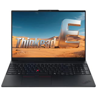 ThinkPad 联想E16超能版笔记本电脑 商务办公学生轻薄本 英特尔酷睿5 220H 24G 1T 2.5K黑色