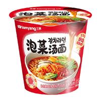 韩国Samyang三养泡菜汤面辣白菜70.5g杯面夜宵方便面拉面泡面速食