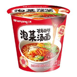 88VIP：三养 韩国Samyang三养泡菜汤面辣白菜70.5g杯面夜宵方便面拉面泡面速食
