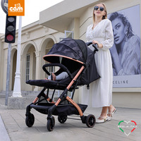 cam 意大利高景观婴儿推车0-4岁轻便可坐可躺一键折叠四轮避震