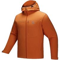 安踏 奥特莱斯火壳软壳衣大地之壳2.0运动外套男春季加绒连帽夹克