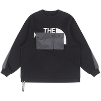 The North Face 北面UE设计师款男撞色机能抓绒针织卫衣8A87