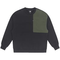 The North Face 北面UE设计师款男重磅拼色纯棉毛圈长袖卫衣户外8AHT