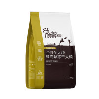 PURICH 醇粹 黑标鸭肉梨冻干狗粮中小型犬泰迪比熊成犬幼犬通用粮清爽泪痕10kg