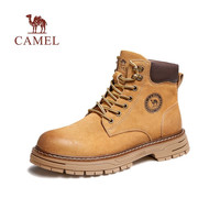 骆驼(CAMEL)款大黄靴时尚休闲百搭英伦厚底增高经典马丁靴 G13W076002W 驼色/咖色(女款) 42