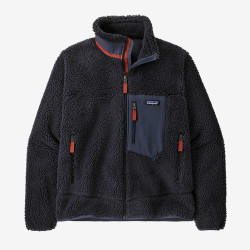 Patagonia 撞色口袋拼接 男士摇粒绒夹克外套