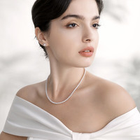 大溪地 TAHITI PEARLS 珍珠锁骨链 18K金极光淡水AK【3-3.5mm】