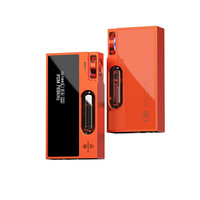 山灵 UA7电子管便携解码耳放小尾巴一体机APP操控4.4平衡 鎏金橙+皮套黑橙色