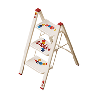 格美居梯子家用折叠伸缩梯加厚人字梯室内多功能楼梯 灵蛇款三步梯