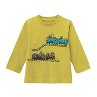 千趣会 25春秋款婴童幼儿园宝宝打底衫印花图案休闲风纯棉长袖T恤