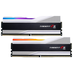 G.SKILL 幻锋戟 DDR5 6400MHz RGB 台式机内存 灯条 科技银 64GB